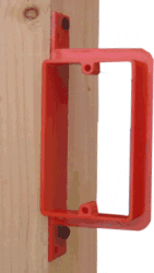 New work mud ring attached to stud