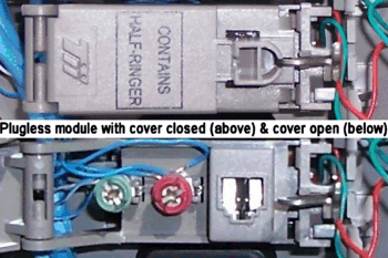 Plugless module in Network Interface Unit